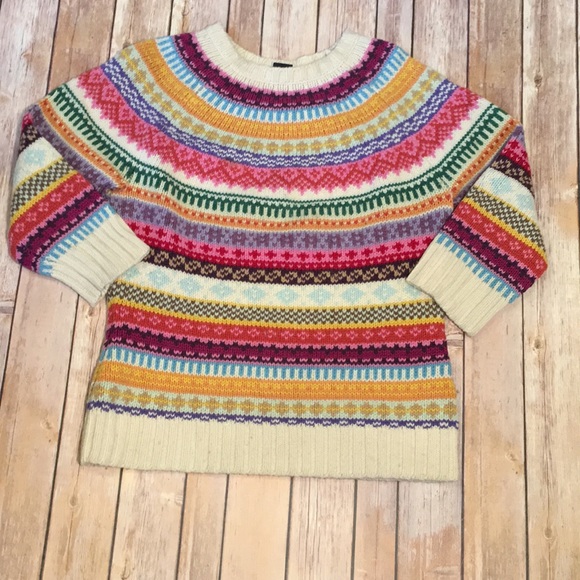 GAP Sweaters - Colorful Vintage Gap Crewneck Sweater, Size Med